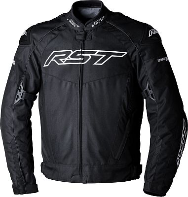 RST TracTech Evo 5, Textiljacke wasserdicht - Schwarz/Schwarz - 3XL von RST