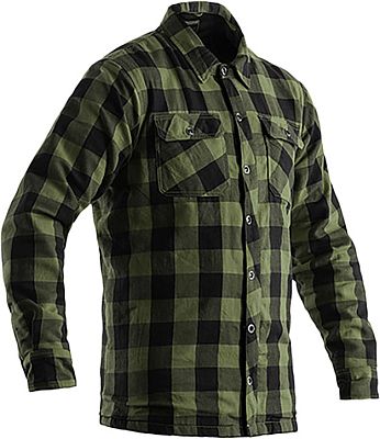 RST X Lumberjack, Aramid Textiljacke/Hemd - Grün/Schwarz - M von RST