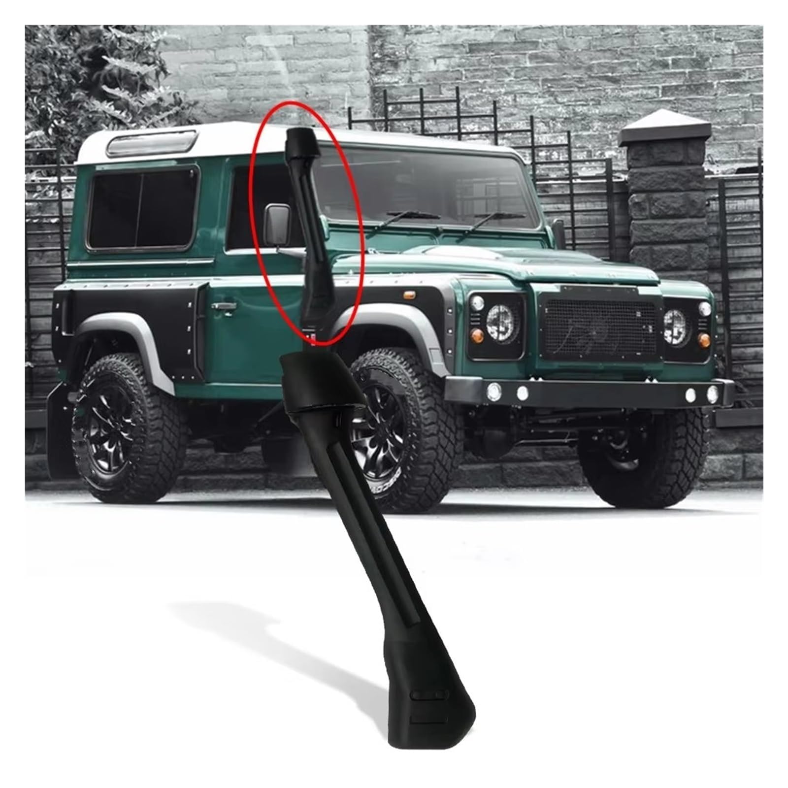 Auto Luftansaugrohr für Land Rover Defender 90 110,Motor Luftansaugschlauch Auto Kaltluftansaugrohr Auto Zubehör von RSXZDKBZ