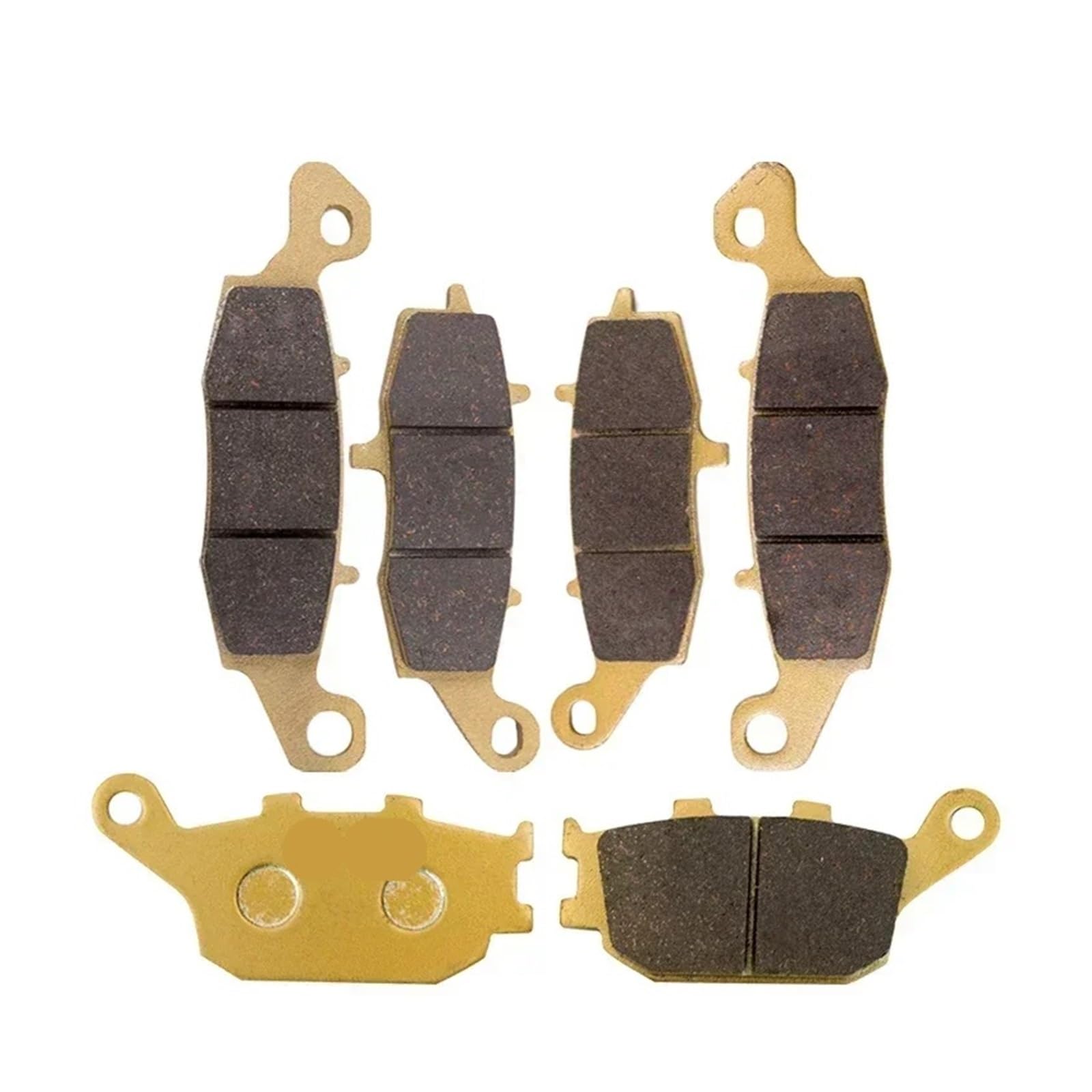 Motorrad Vorne Hinten Bremsbeläge Disc Tabletten Kit for SV400 SV400S SV650 SV650A Naked ABS & Nicht ABS 2003-2010 SV 400 650(Ceramic Front Rear) von RTBXCOND