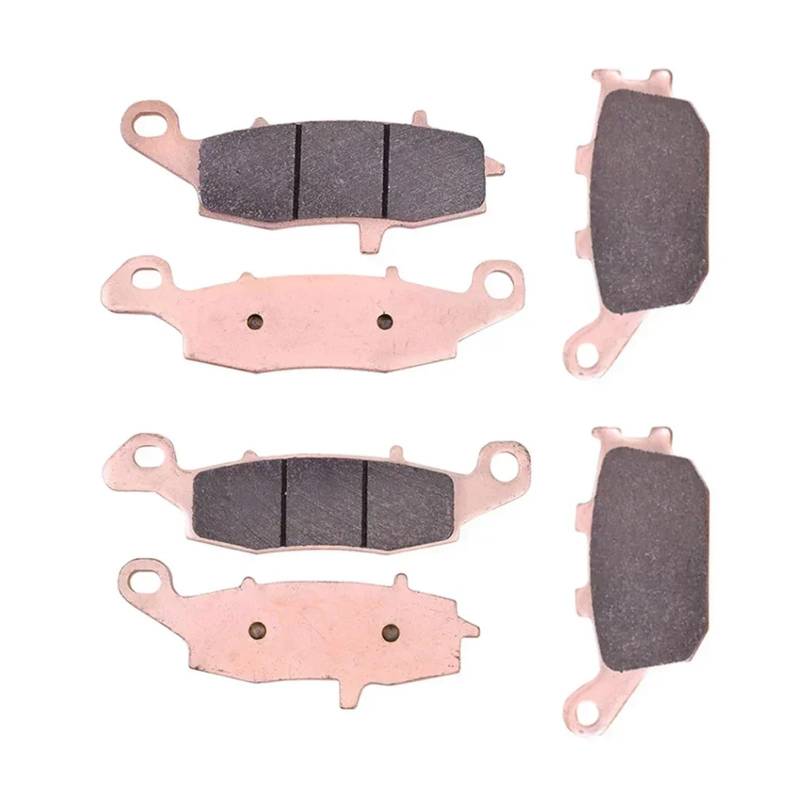 Motorrad Vorne Hinten Bremsbeläge Disc Tabletten Kit for SV400 SV400S SV650 SV650A Naked ABS & Nicht ABS 2003-2010 SV 400 650(Sintered Front Rear) von RTBXCOND