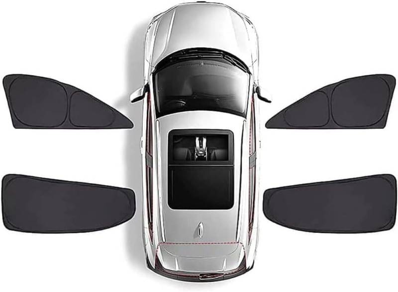 Ganzkörper-Autofenster-Sonnenschutz für BMW X5 2014-2018(5seats), UV-Schutz/atmungsaktiv/magnetische Adsorption,Full window 4PCS von RTDDKFCVG