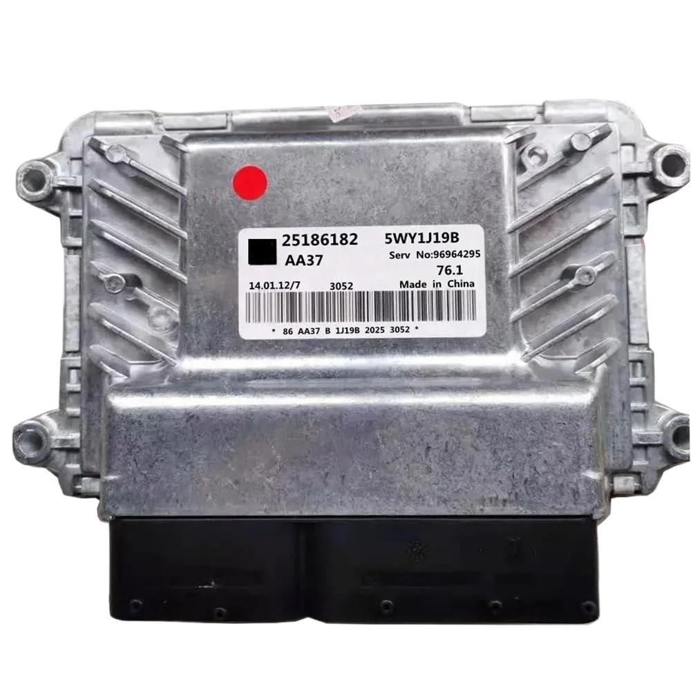 Motorcomputerplatine ECU mit Programm 25186182 5WY1J19B 5WY1J45A Kompatibel mit Chevrolet Cruze von RTFFHNV