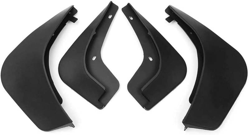 4 Pcs Gummi Schmutzfänger für Smart W453 453 Fortwo 2016 2017 2018 2019, Vorne Hinten Fender Spritzschutz, Dustproof Kratzfest Korrosions Spritzschutz Car Styling Dekoration Zubehör von RTIA