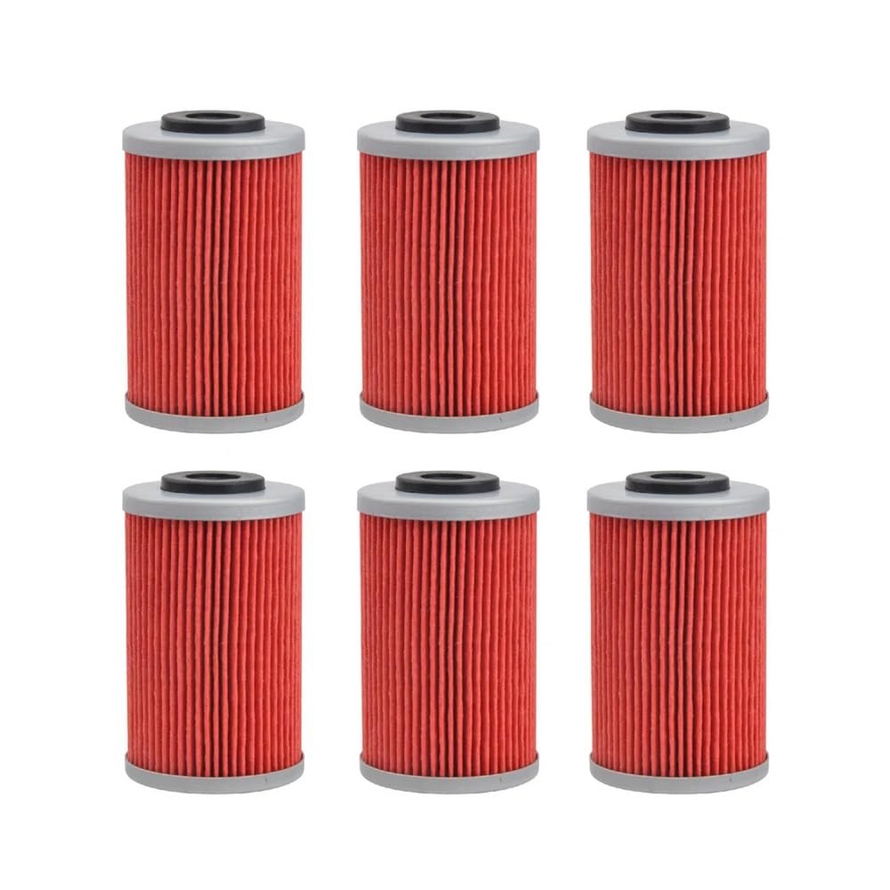 1/4/6 Stück Ölfilter, kompatibel mit 200 250 401 701 701 2016 2017 2017 2019 2020.(1pc Red) von RTdFBXC