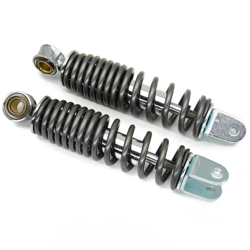 12 mm hinterer Stoßdämpfer, kompatibel mit PW50 PW 50 PY50 50 Y-Zinger Dirt Bike Motorrad, Chromfederaufhängung(A Pair) von RTdFBXC