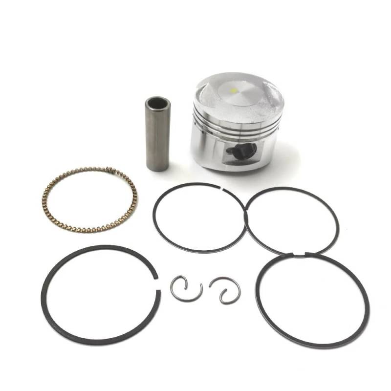 54mm 14mm Pin Motorrad Kolben Set Kompatibel Mit YX125 125cc Luftkühlung Dirt Pit Bike ATV Quad Horizontal Motor von RTdFBXC