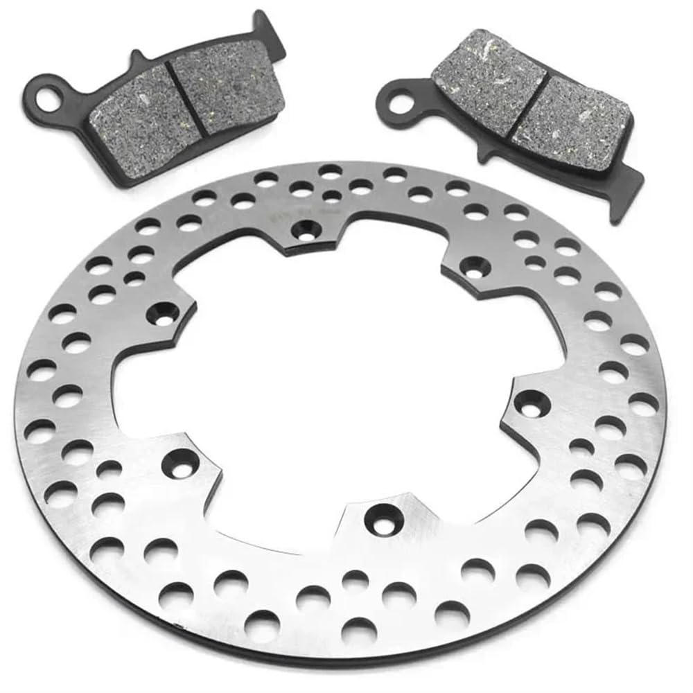 Hinten Bremsscheibe Rotor Und Bremsbeläge Kit Kompatibel Mit DRZ400 2000-2004 DRZ400E 2000-2007 DRZ400S DRZ400SM Motorrad Teile(Whole Set) von RTdFBXC