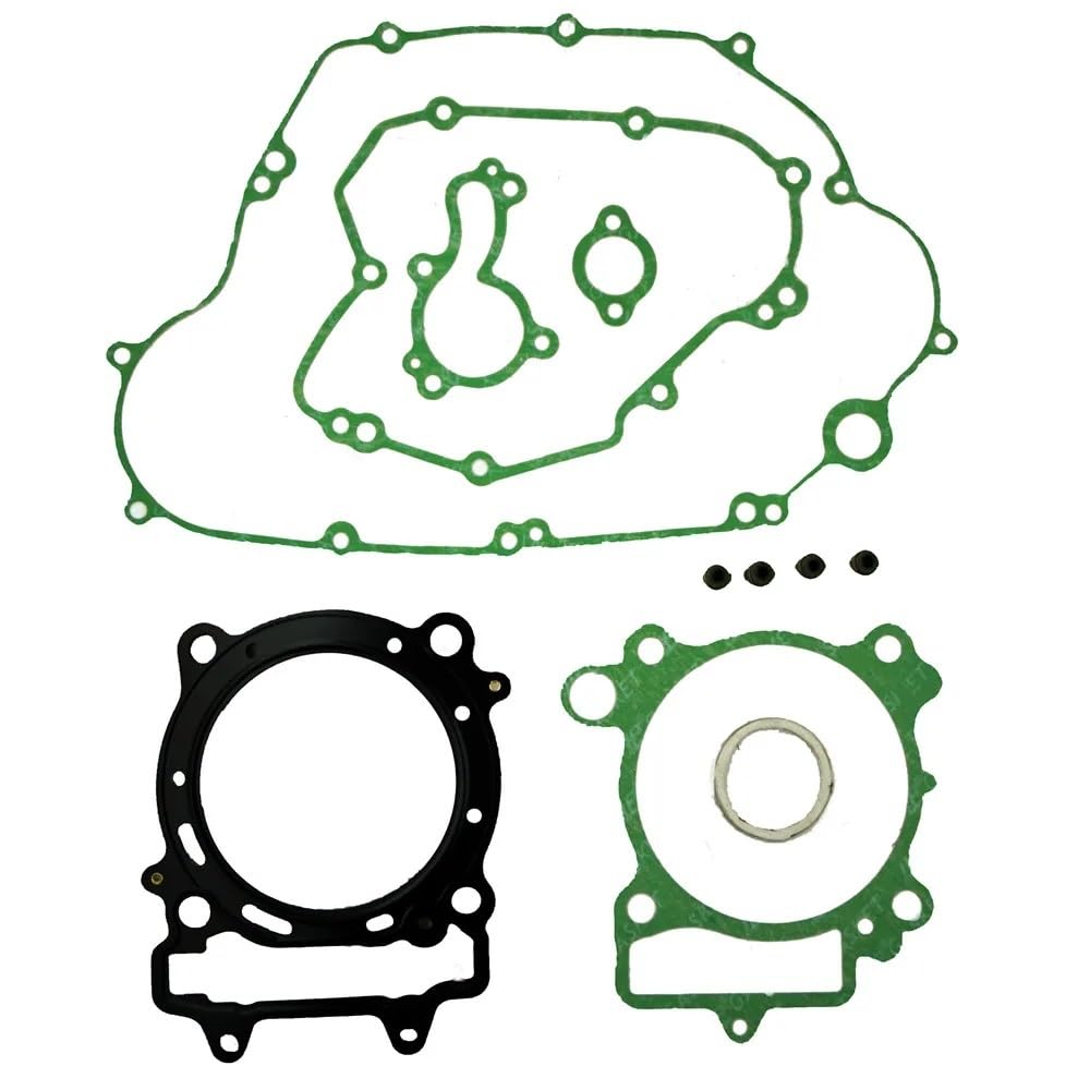 Kompatibler Kupplungsdeckel und Zylinderdichtungssatz Kompatibel mit KX450F KX450 KXF450 2009–2011, Motorrad-Motorkurbelgehäuse von RTdFBXC