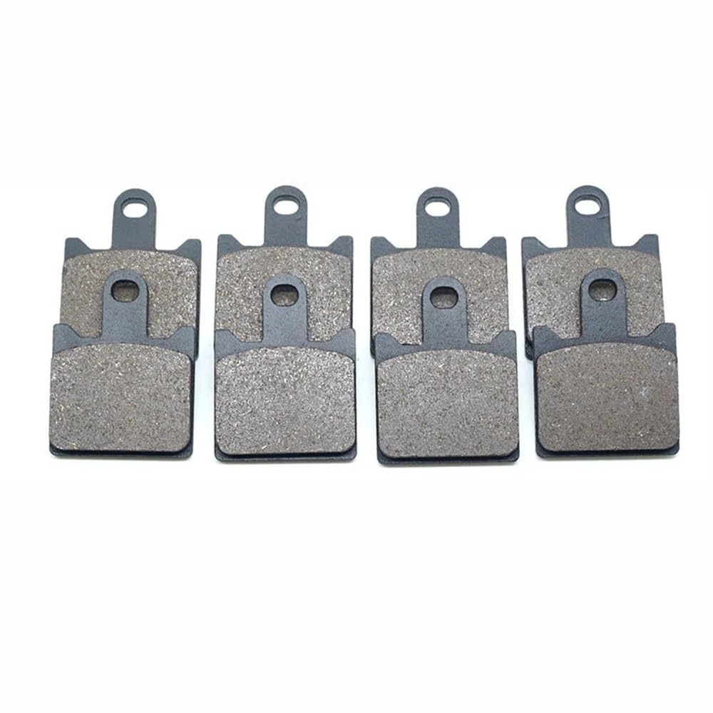 Kompatibles Bremsbelag-Set Kompatibel mit Z1000 2007 2008 2009 Z 1000 ABS-Motorrad vorne und hinten(4 Front Brake Pads) von RTdFBXC