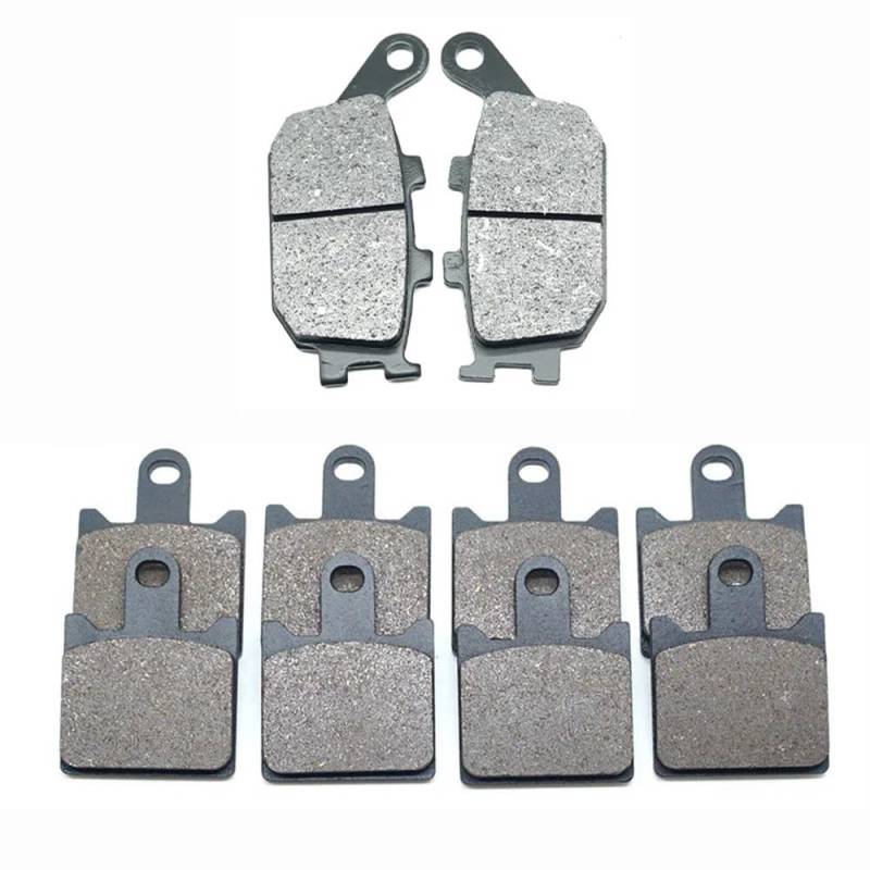 Kompatibles Bremsbelag-Set Kompatibel mit Z1000 2007 2008 2009 Z 1000 ABS-Motorrad vorne und hinten(Whole Set) von RTdFBXC