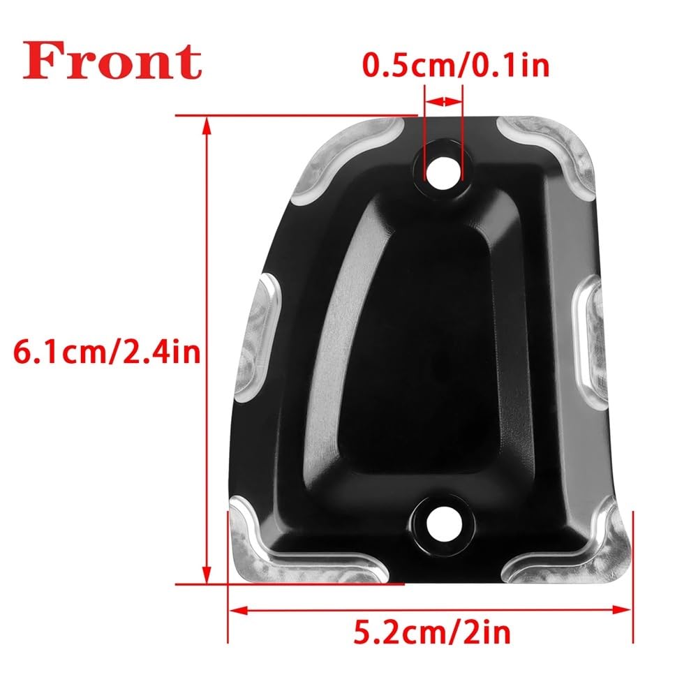 Motorrad Vorne Hinten Bremsflüssigkeitsbehälter Abdeckung Motoröl Einfülldeckel Kompatibel Mit Sixty 2015 2016 2017 2018 2019 2020 2021 2022 2023(Rear) von RTdFBXC