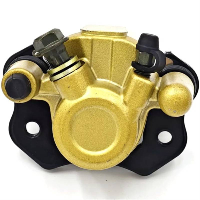 Universal Fit Vorne Hinten Disc Bremssättel Kompatibel mit 50cc 70cc 90cc 110cc 125cc 150cc ATV Buggy Quad Hauptzylinder klemme Untere Pumpe(Left Yellow) von RTdFBXC