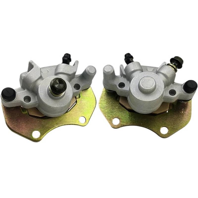 Bremssattel vorne Links rechts für Max 330 400 500 650 800 4X4, kompatibel mit 705600576 705600575 mit Bremsbelägen(Left) von RTqFZK