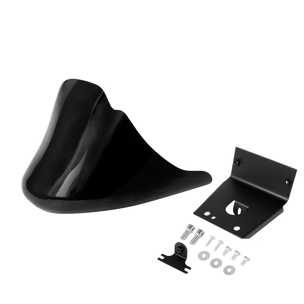 Mattglänzender schwarzer vorderer unterer Spoiler, Kotflügel, Luftdamm, Kinnverkleidung, kompatibel mit Sportster 883 1200-Modellen(Gloss Black) von RTqFZK