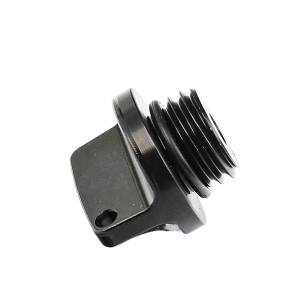 Motorrad-Öleinfülldeckel-Stecker M20 x 2,5, kompatibel mit Kurbelgehäuse-Motoröldeckel-Schraubstopfen(Black) von RTqFZK