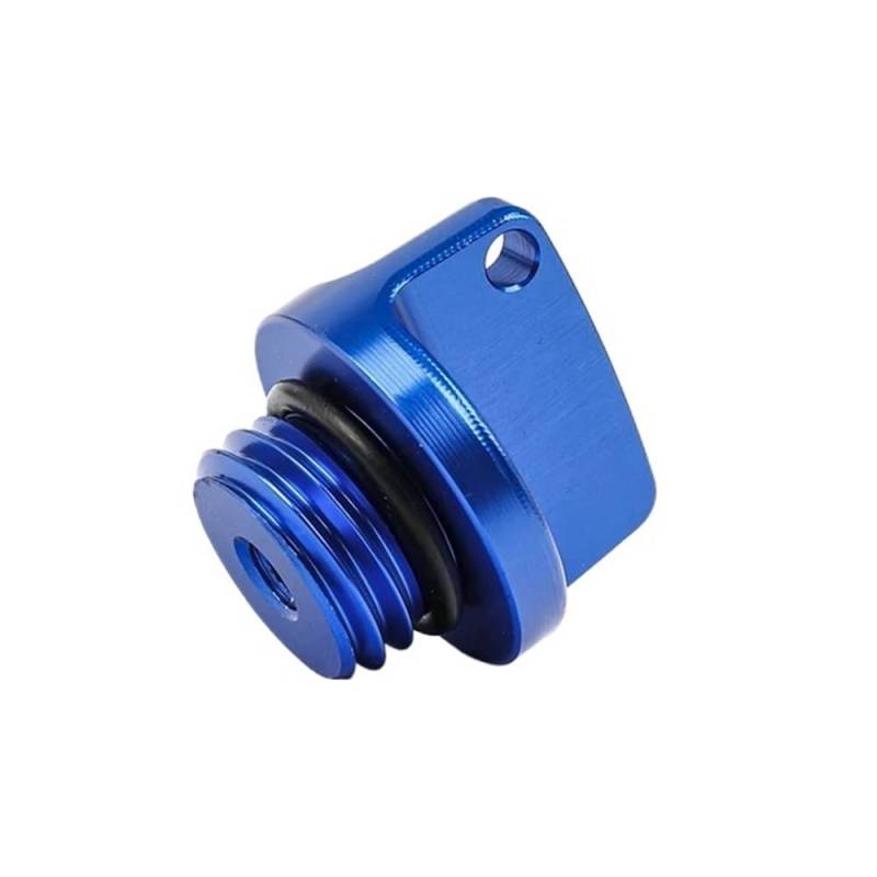 Motorrad-Öleinfülldeckel-Stecker M20 x 2,5, kompatibel mit Kurbelgehäuse-Motoröldeckel-Schraubstopfen(Blue) von RTqFZK