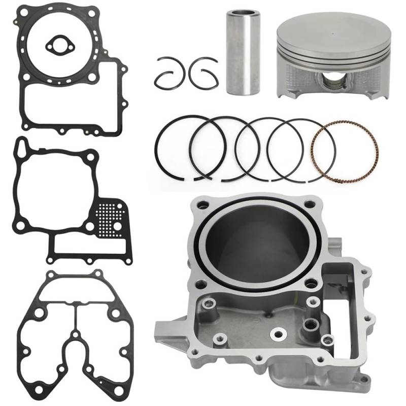 Zylinderkolben-Zündkerzensatz, kompatibel mit 14–21 SXS700 SXS 700 Motorradteilen 12100-HN8-A60, 102 mm Bohrung, 13010-HN8-A61 von RTqFZK