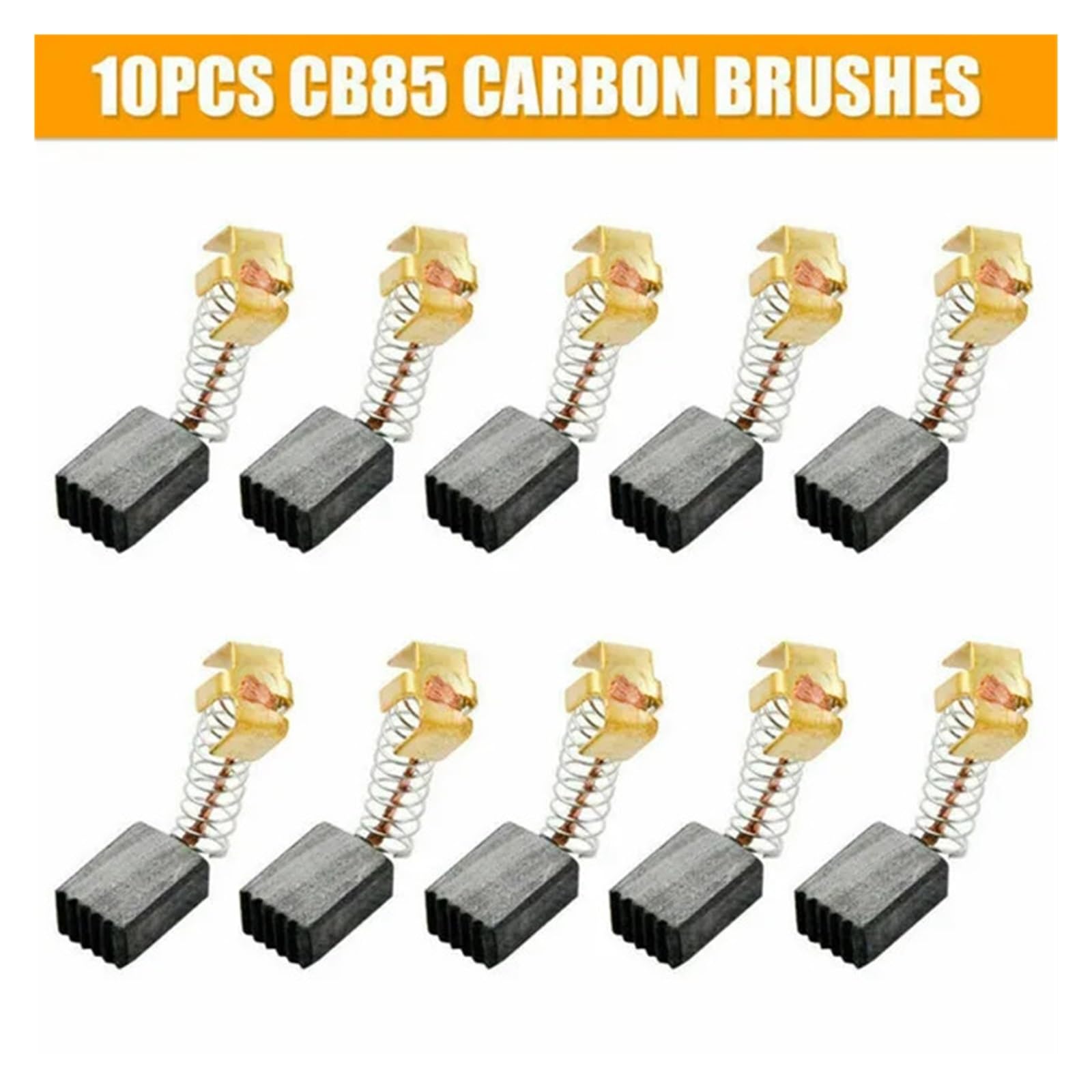 10pcs Carbon Brushes Graphite Brushes For Motors Tools Angle Grinder GA5030 CB325 / 459/303/419/203 RUAJOGYNVM(CB85) von RUAJOGYNVM