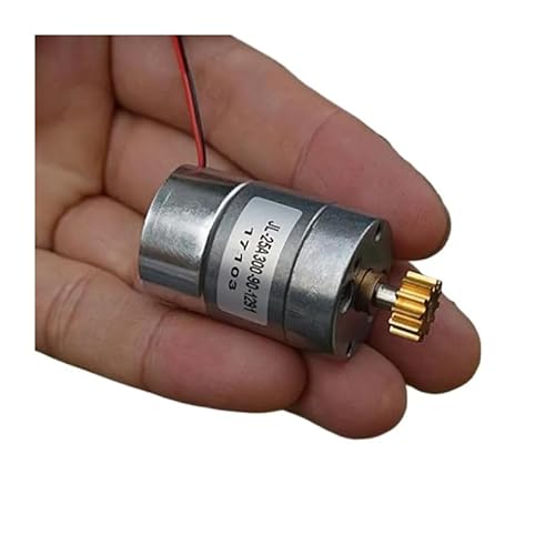 -12V 92 RPM Slow Speed Full Metal Gearbox Gear electronic starter with 12 Teeth Metal Copper Gear Large Torque 1: 90 Reduction Ratio RUAJOGYNVM von RUAJOGYNVM