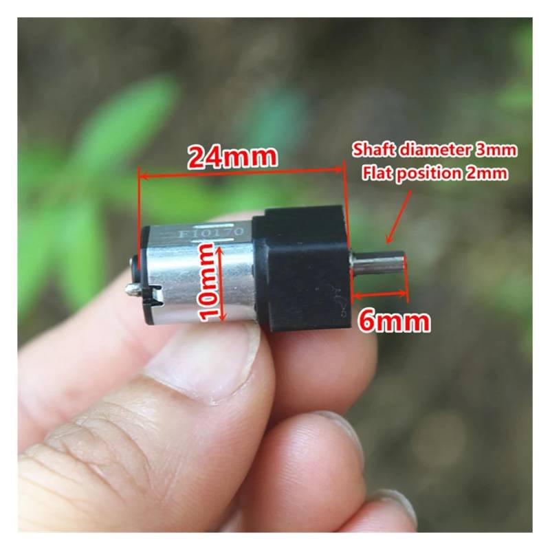 1PC DIY Accessories N20 Reduction electronic starter With Dust Cover DC3-6V Full Metal Gearbox Gear electronic starter RUAJOGYNVM von RUAJOGYNVM