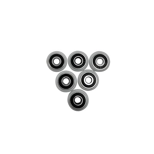 Bearing Nylon Wheel Roller Pulley 696 RS Type Coated Inner Diameter RUAJOGYNVM(10pcs 5x20x5.35mm) von RUAJOGYNVM