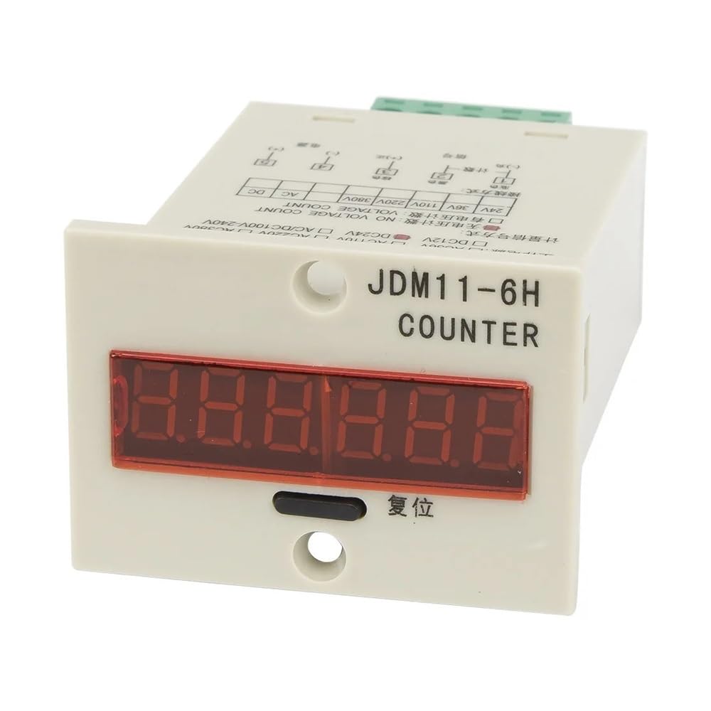 JDM11-6H 5 pin 6-36VDC NPN sensor input digital electronic production counter relay JDM11 AC 220V 110V 380V 36V DC 24V 12V RUAJOGYNVM(36VAC) von RUAJOGYNVM