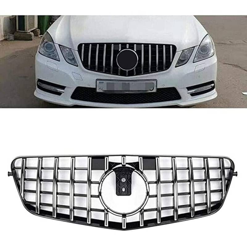 Auto Front Kühlergrille für Mercedes Benz E-Class W212 E200 E300 E350 E500 2010-2013, Verlustfreie Installation Front Stoßstange Kühlergrill Außenzubehör von RUGPDA