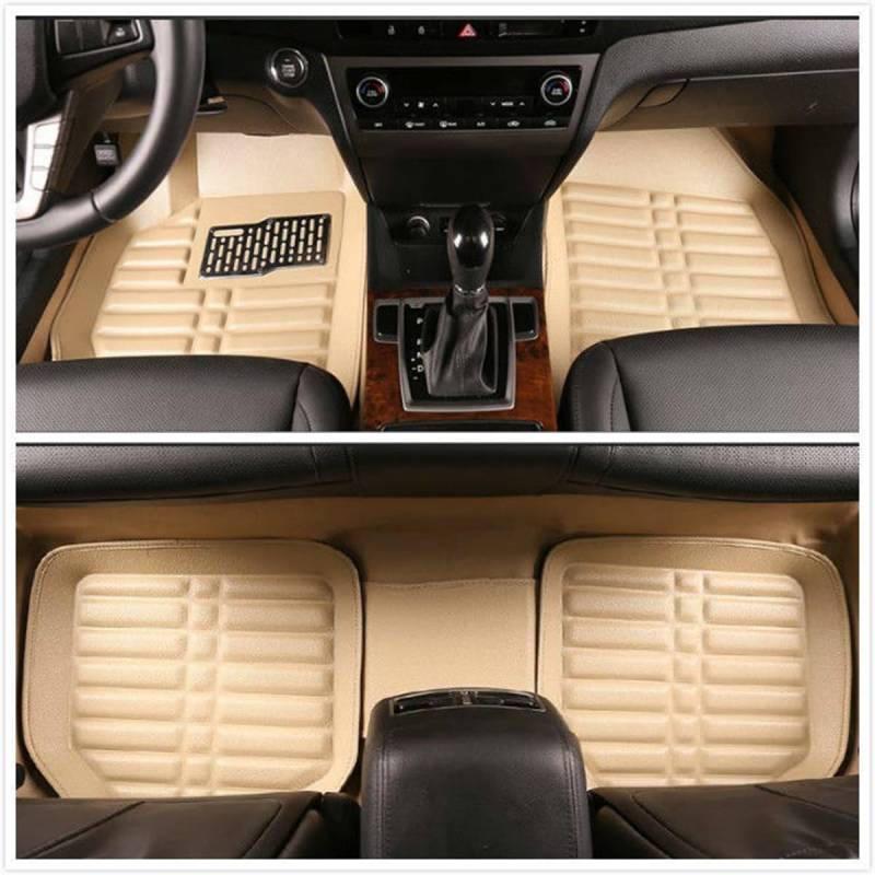 Autoinnenraum-Fußmatten, Allwettermatten für Carpet Car Mat Extreme Set,for Rover 75 (1999-2005),ABeige von RUHANE