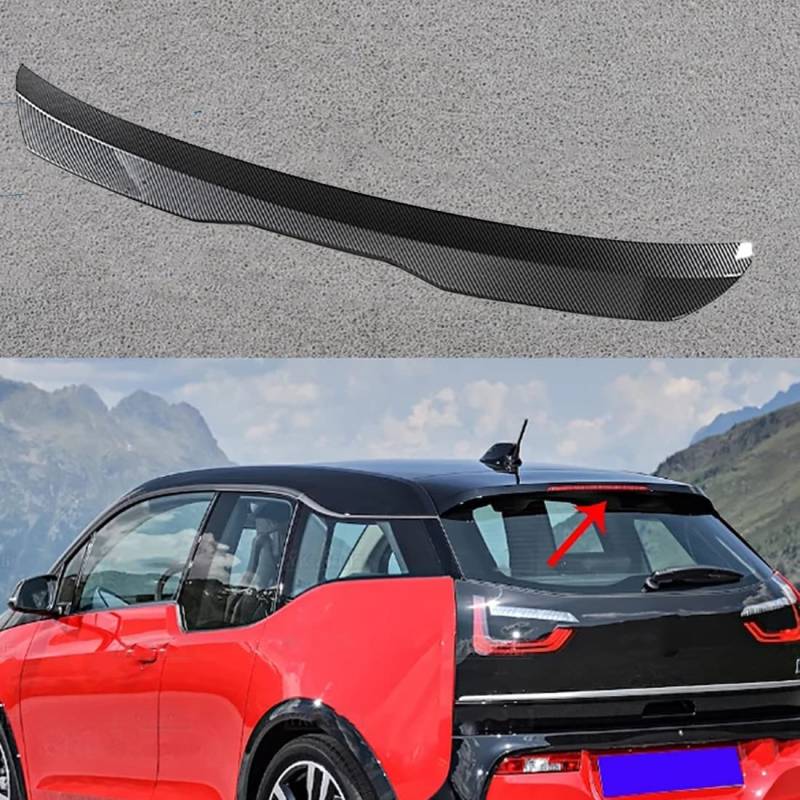 Kofferraum Heckflügel Spoiler für BMW i3 2013 2014 2015 2016 2017 2018 2019,Autozubehör von RUHANE