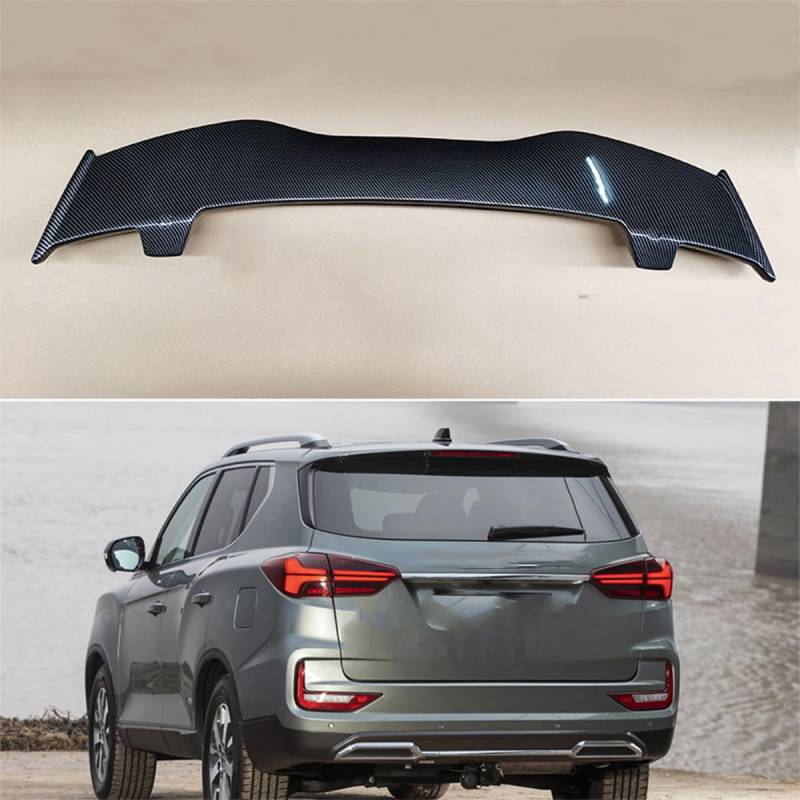 Kofferraum Heckflügel Spoiler für SsangYong Rexton 2021,Autozubehör von RUHANE