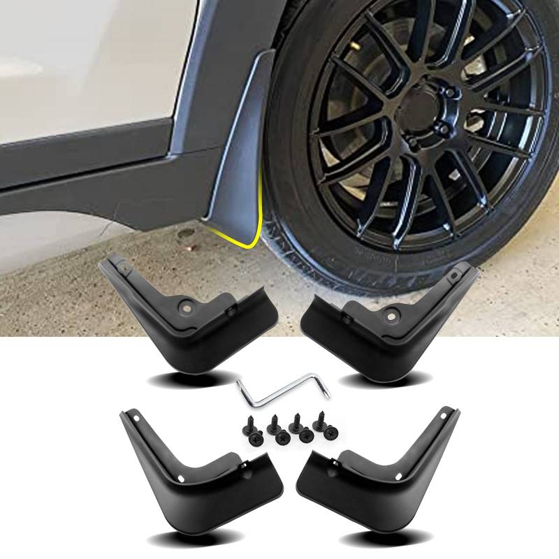 Ruiya Kompatibel mit Hyundai Tucson NX4 2021-2024 2025 Auto Kotflügel, Auto Schmutzfänger Die Mud Guards vorne hinten Links rechts Ersatzteil Auto Rad Schutz Schlamm Fender [Nicht für N Line] von RUIYA