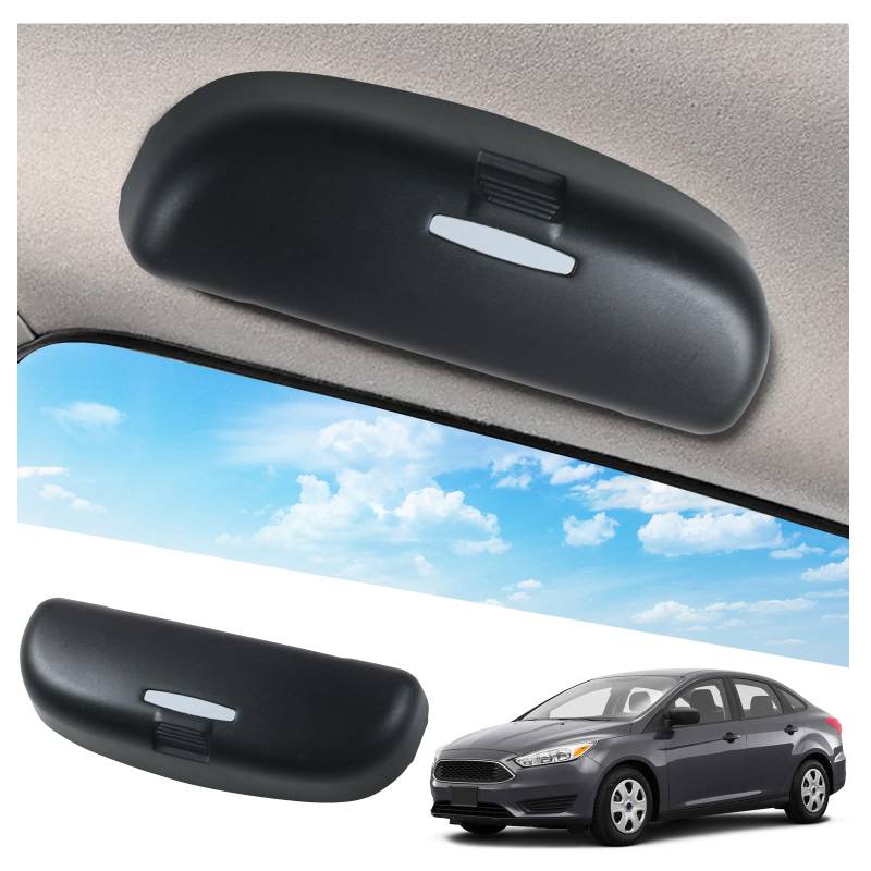 Ruiya Kompatibel mit Ford Focus MK4 Fiesta MK8 2018-2023/Ranger 2016-2022 Sonnenbrillenhalter Auto, Brillenetui Auto Glasses Case Holder Brillenetui Auto Sonnenbrille Brillenetui Brillenbox von RUIYA