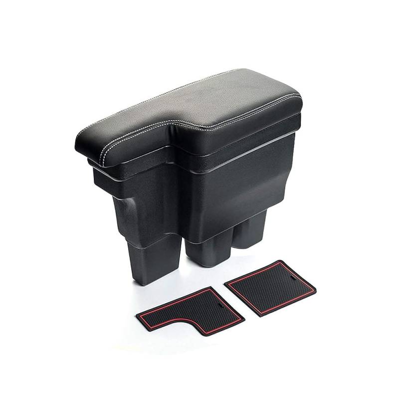 Ruiya Kompatibel mit Suzuki Jimny JB64 | JB74 2019-2024 2025 Mittelkonsole Aufbewahrungsbox, Jimny Armlehne Organizer Tray Mittelarmlehne Handschuhfach Arm Ellenbogenstütze Ablagefach Jimny Zubehör von RUIYA