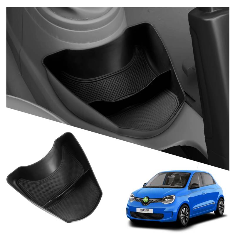 Ruiya Twingo Mittelkonsole Aufbewahrungsbox Organizer Tray Twingo Zubehör Twingo 2014-2025 Mittelkonsole Organizer Mittelkonsole Ablagefach Kompatibel mit Renault Twingo 2014-2024 2025 von RUIYA