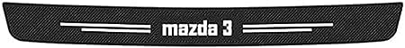 Auto Heck Stoßstangenschutz Aufkleber für Mazda 3 BK BM BP BL 2020-2003, Kofferraum Schutzbrett Ladekantenschutz Anti-Kratz Dekoration Zubehör von RUPT