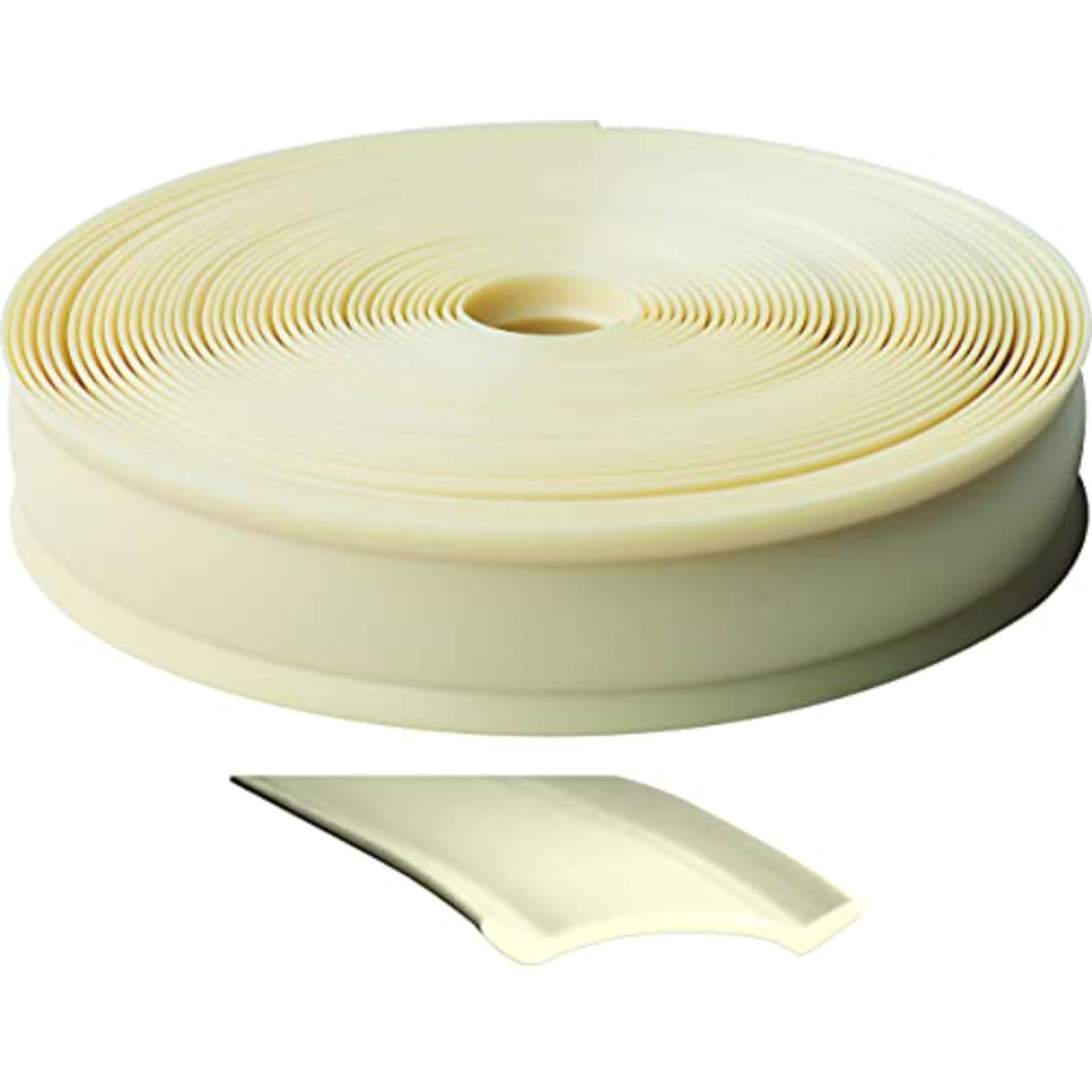 RV Designer E463 Strapazierfähige Vinyl-Einsatzleiste, 2,5 cm breit, 30,5 m Rolle, Colonial White von RV Designer