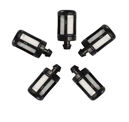 5 x Universal Benzinfilter Modellbau Kettensäge Trimmer für Dollmar filter uvm. Nachbau-Ersatzteil von RV-Parts