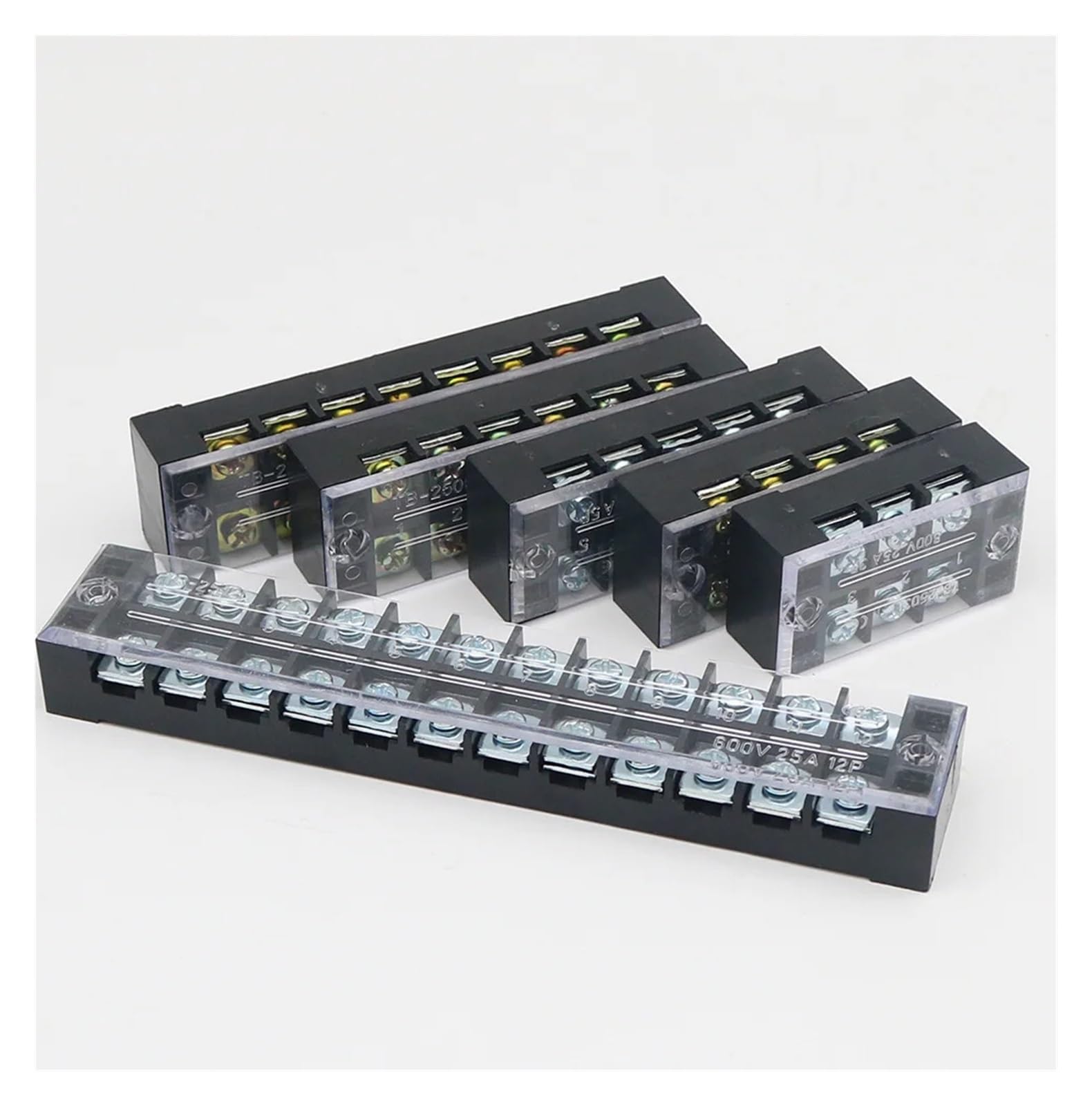 1pcs 25A 600V TB-2503 TB-2504 TB-2505 TB-2506 TB-2510 Dual Row Barrier Screw Terminal Block Strip Wire Connector Wiring tool(TB 2506) von RVBLRDSE