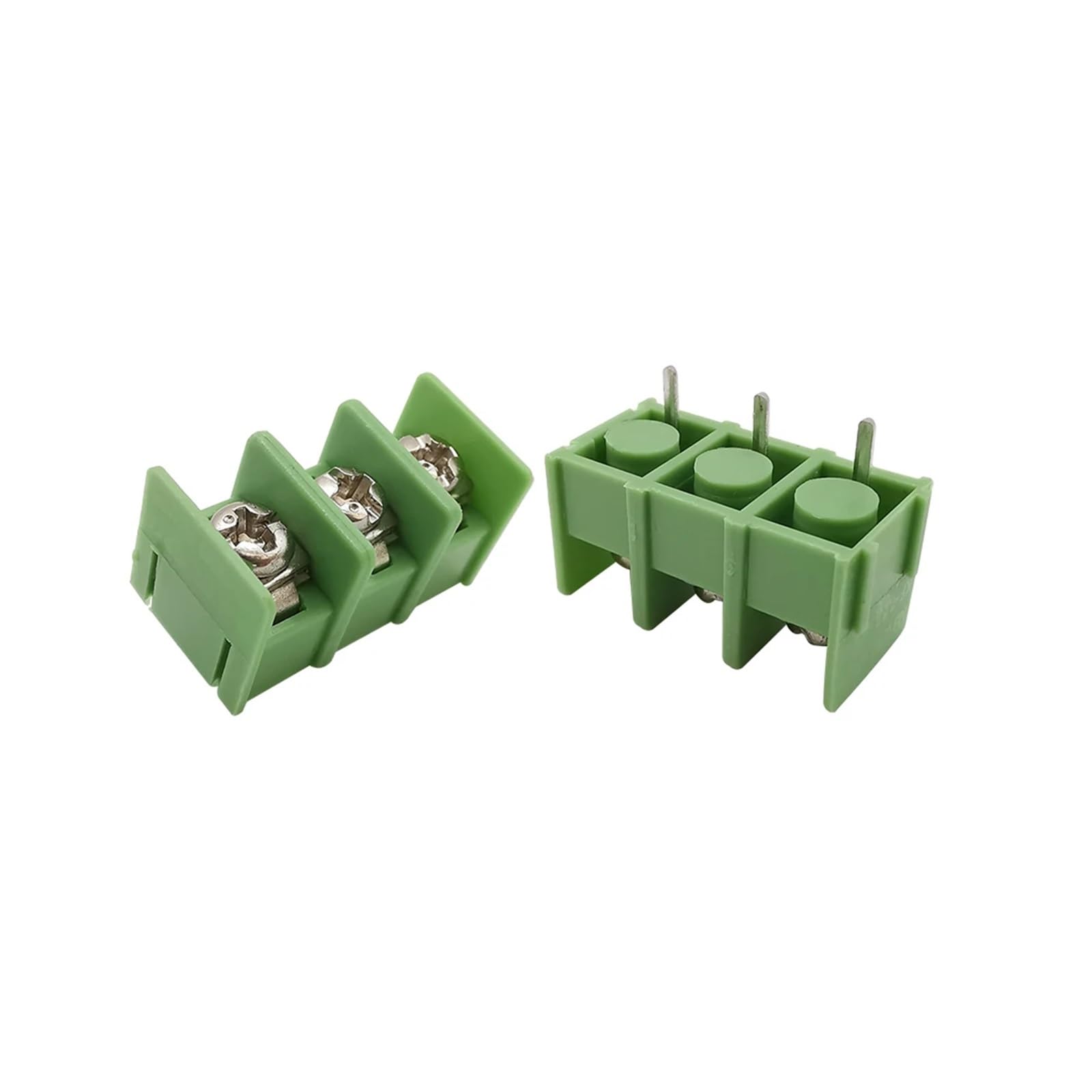 20pcs KF7.62mm 2/3/4Pin Pcb Screw Terminal Block Connectors 300V 20A 7.62mm Pitch Straight Needle Connector Black Green Adapter(3Pin Green) von RVBLRDSE