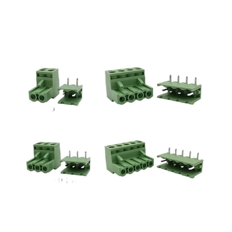 2EDG 5.08mm Right Angle PCB Screw Terminal Blocks Wire Connector 5.08mm Pitch Header Pin Socket 2/3/4/5 Pin 28-12A WG(2Pin,2Pair) von RVBLRDSE