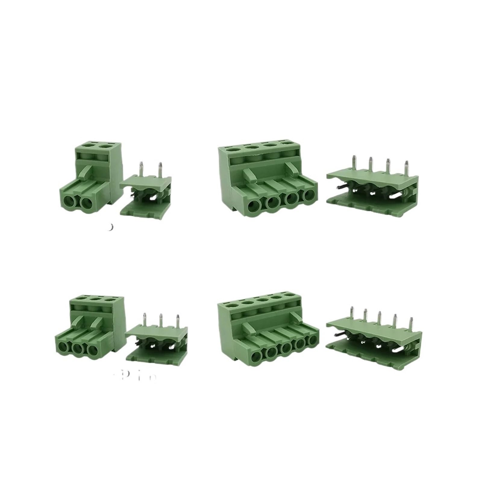 2EDG 5.08mm Right Angle PCB Screw Terminal Blocks Wire Connector 5.08mm Pitch Header Pin Socket 2/3/4/5 Pin 28-12A WG(3PIN,3Pair) von RVBLRDSE