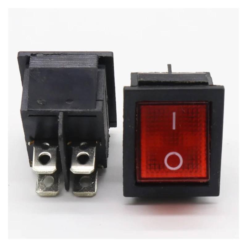 2Pcs/Lot Red 4 Pin Light On/off Boat Button Switch 250V 16A AC AMP 125V/20A von RVBLRDSE