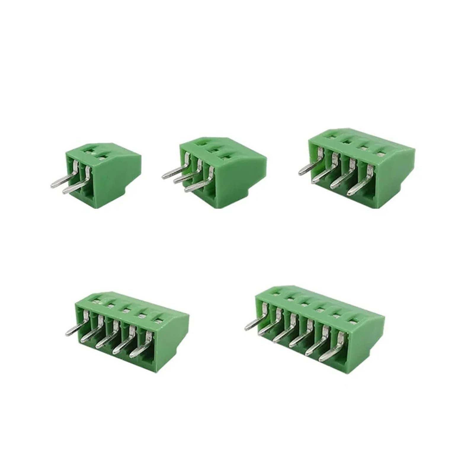 5Pcs KF128 PCB Terminal Block Connector 2.54mm Splice Terminal Blocks Screw PCB Mounting for Wire 2/3/4/5/6/7/9/10/12/16Pin(3PIN) von RVBLRDSE