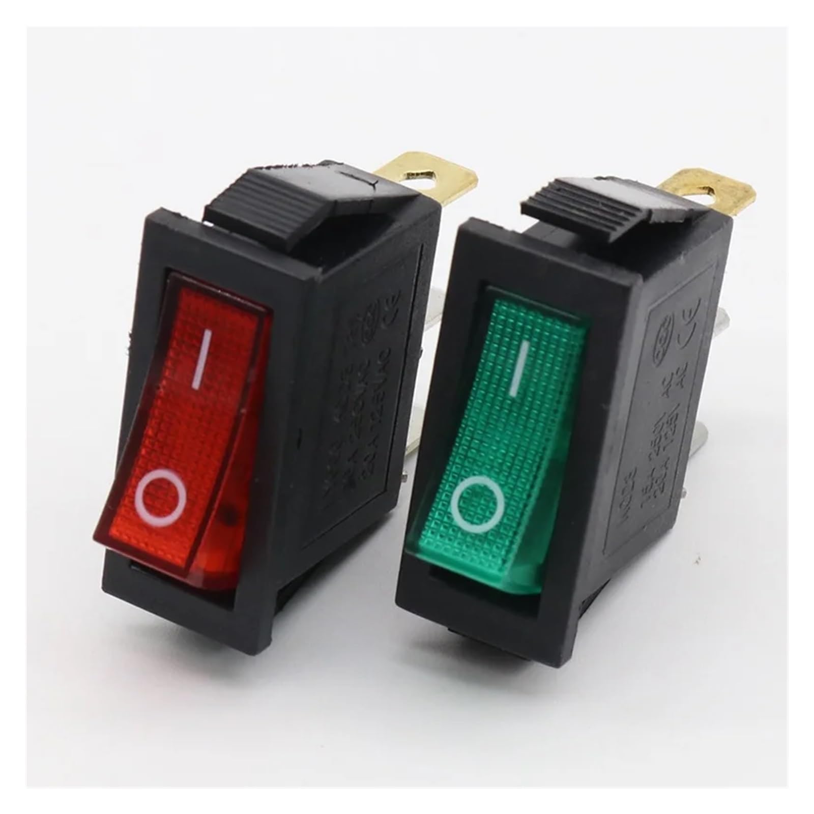 6pcs/lot Green LED Light SPST 3PIN ON/OFF G124 Boat Rocker Switch 15A/250V 20A/125V(Style) von RVBLRDSE