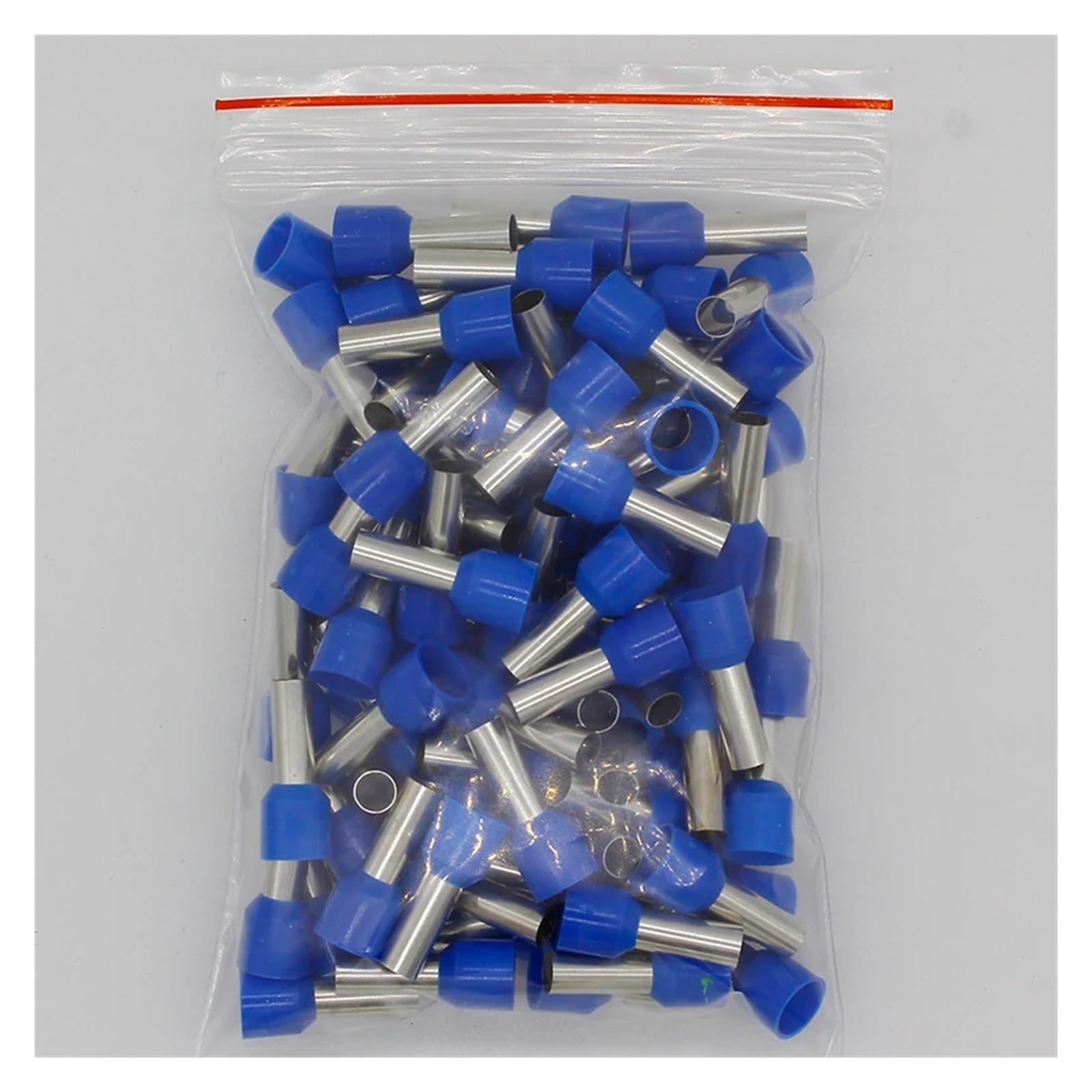 E10-12 Tube insulating Insulated terminals 10MM2 Cable Wire Connector 100PCS/Pack Insulating Crimp Terminal Connector E-(Blue) von RVBLRDSE