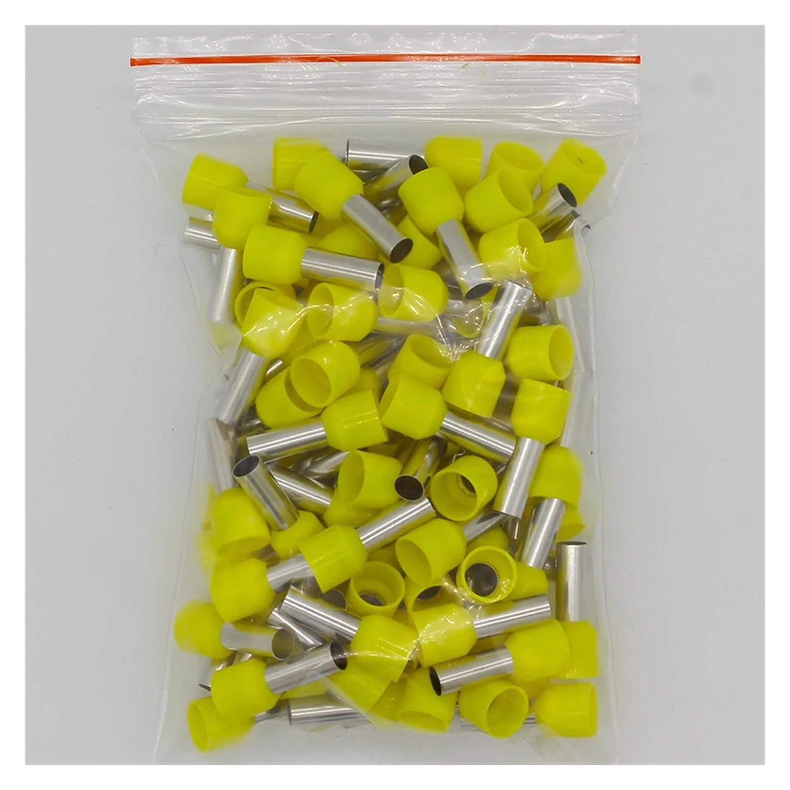 E10-12 Tube insulating Insulated terminals 10MM2 Cable Wire Connector 100PCS/Pack Insulating Crimp Terminal Connector E-(Yollow) von RVBLRDSE