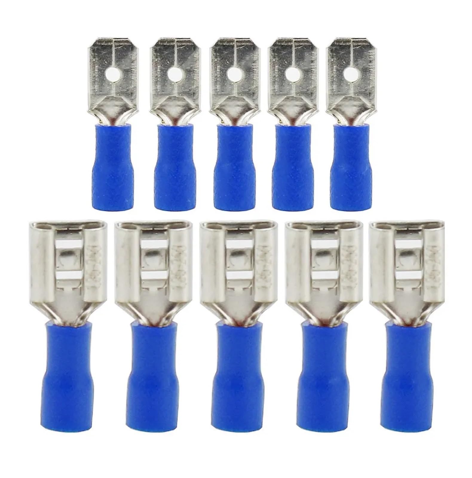 FDD2-250/MDD2-250 Female+Male Female male Insulated Electrical Crimp Terminal for Cable Wire Connector(50pcs 25set) von RVBLRDSE