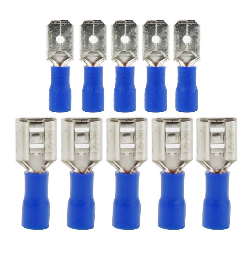 FDD2-250/MDD2-250 Female+Male Female male Insulated Electrical Crimp Terminal for Cable Wire Connector(50pcs 25set) von RVBLRDSE