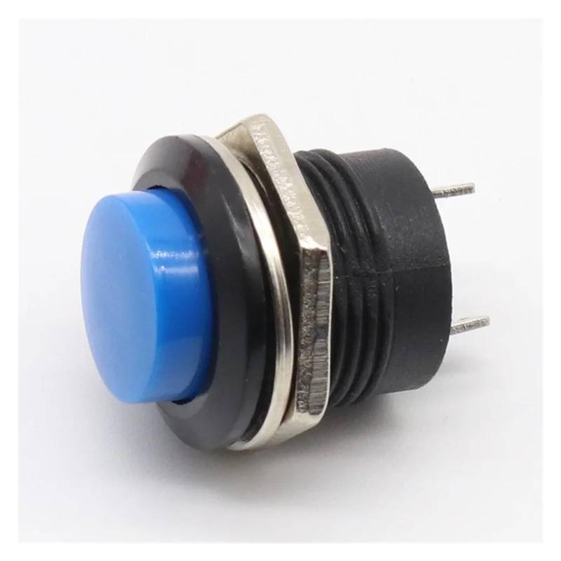 Momentary push button switch OFF-(ON) 16mm(Blue) von RVBLRDSE